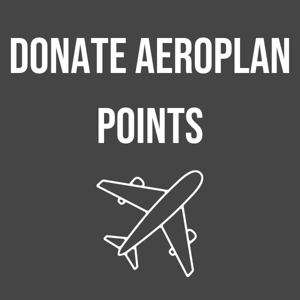 donate aeroplan points