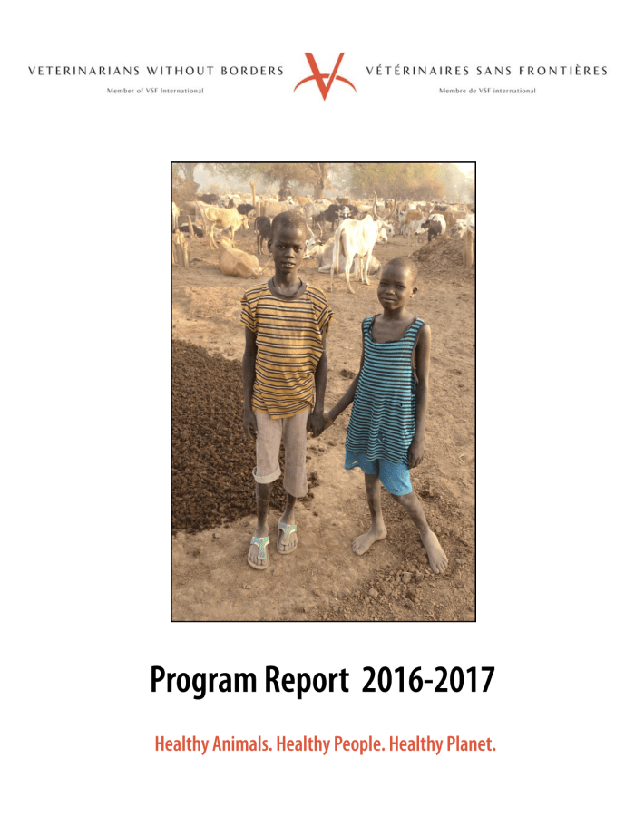 Report Cover 2016-2017 | Veterinarians Without Borders