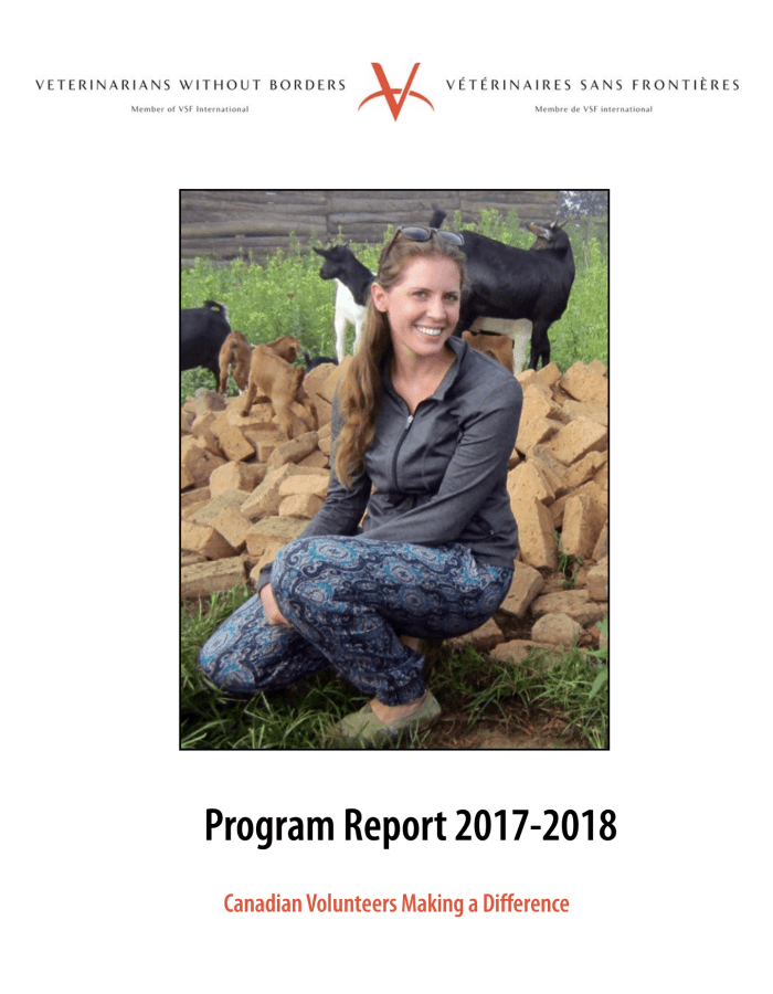 Report Cover 2017-2018 | Veterinarians Without Borders
