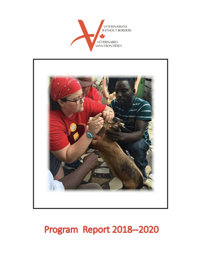 Report Cover 2018-2020 | Veterinarians Without Borders