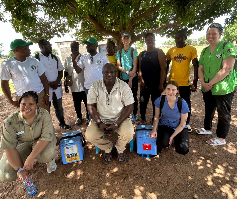 YVPs in Ghana with local partners